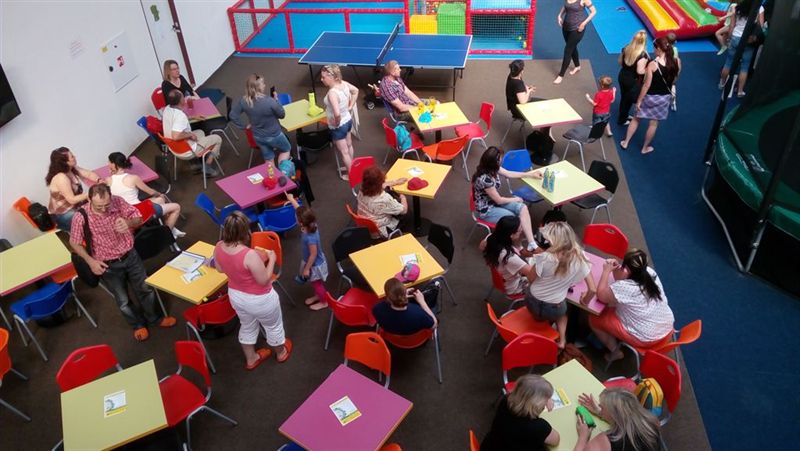 Návštěva dětí z MŠ Benešova ul. v Třebíči v našem dětském zábavním centru.